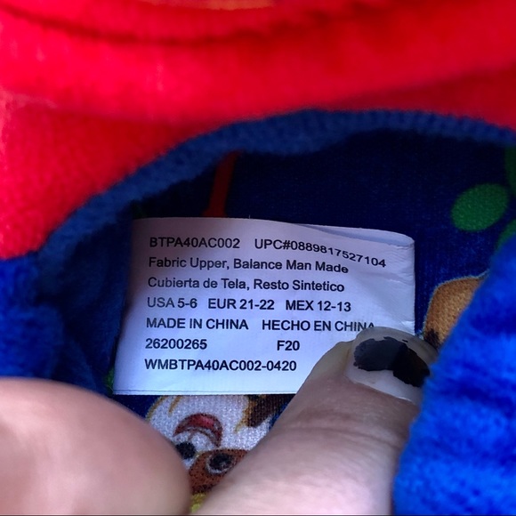 Nickelodeon Paw Patrol Chase & Marshall Slippers - Picture 8 of 8